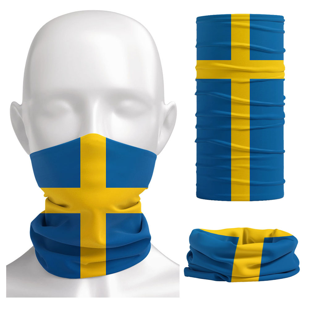 Neck Gaiter Face Cover - Bandana com estampa da bandeira da